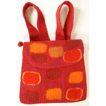 Fun wool backpack Red BB-006R